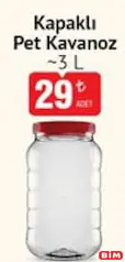 KAPAKLI PET KAVANOZ 3 L